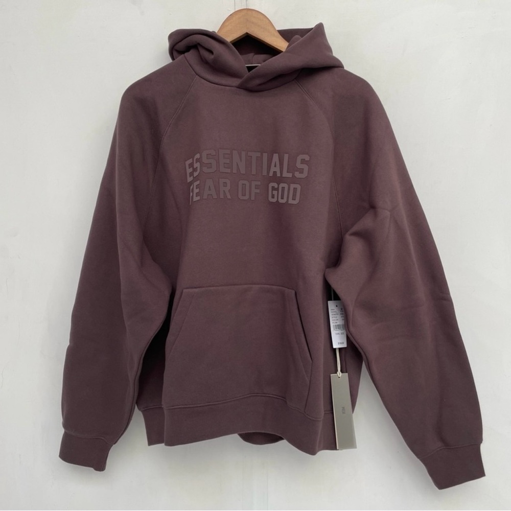 Essentials Fear of God Brown Hoodie